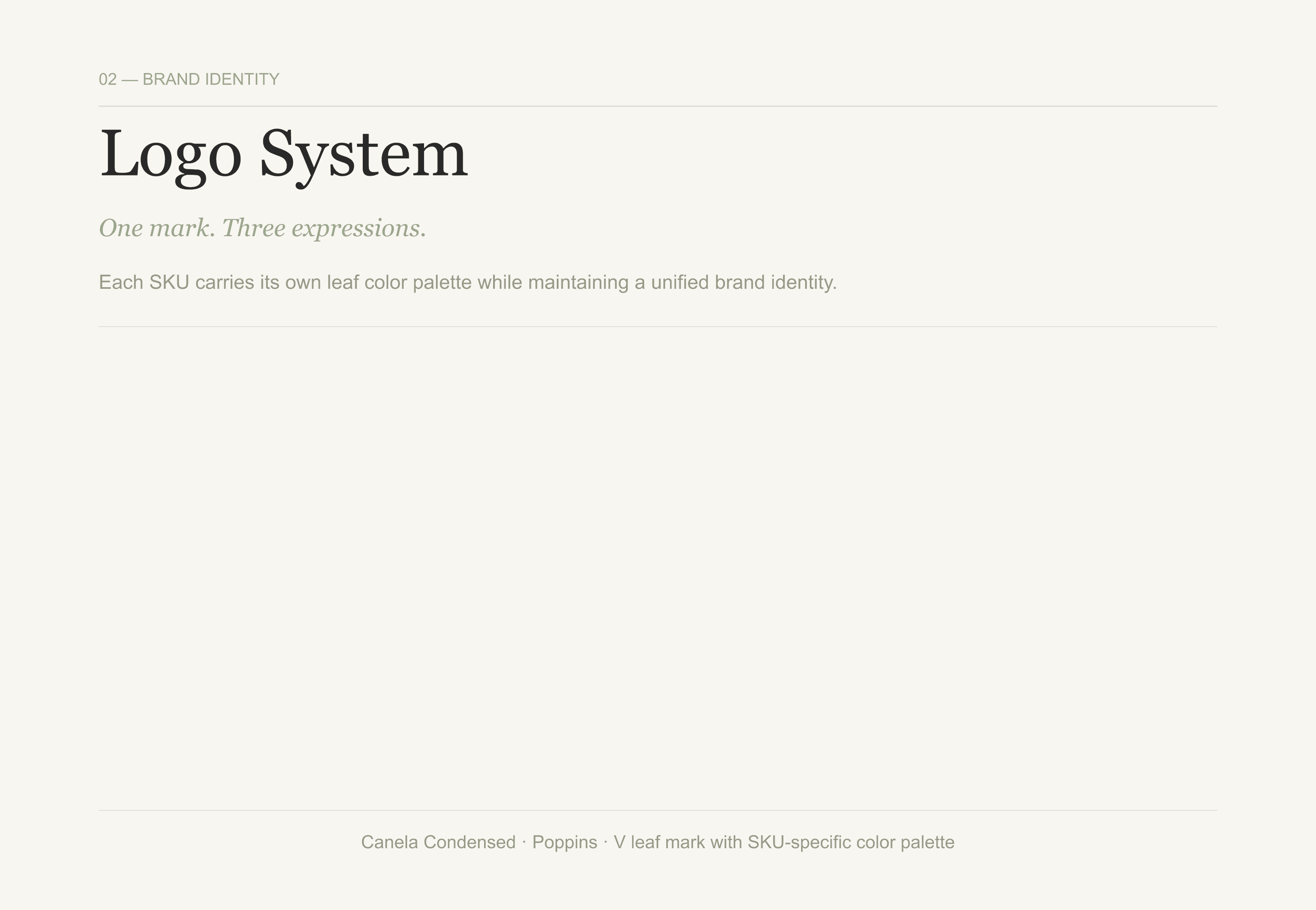 Vyora Lab brand identity — Logo System: one mark, three expressions